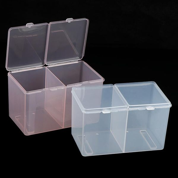 nail art equipment twin well empty grids portable storage case wipe pads cotton swab rods makeup tools container nails accessoires products, Silver
nail art equipment twin well empty grids portable storage case wipe pads cotton swab rods makeup tools container nails accessoires products, Silver