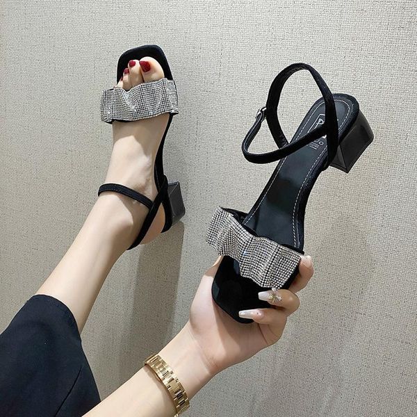 dress shoes 2021 fashion women sandals open toe party pumps thin high heels elegant nightclub quality, Black
dress shoes 2021 fashion women sandals open toe party pumps thin high heels elegant nightclub quality, Black