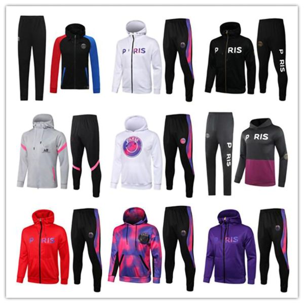 21/22 hoodie tracksuit survetement 2021 chandal futbol football jacket 20/22 soccer set, Black
21/22 hoodie tracksuit survetement 2021 chandal futbol football jacket 20/22 soccer set, Black