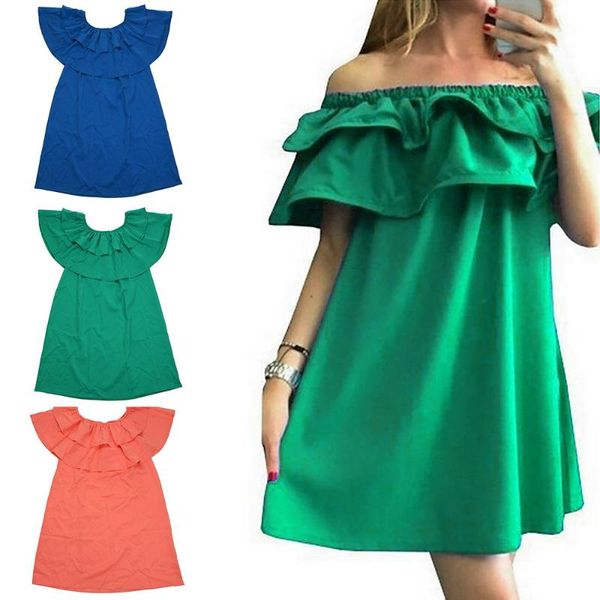 maternity dresses women casual off shoulder flouncing strapless dress short summer 3 colors s-xl, White
maternity dresses women casual off shoulder flouncing strapless dress short summer 3 colors s-xl, White