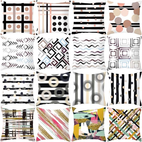 cushion/decorative pillow colorful lines throw case simple geometry dots cushion home decoration stripe gouache cover for sofa 45*45cm
cushion/decorative pillow colorful lines throw case simple geometry dots cushion home decoration stripe gouache cover for sofa 45*45cm