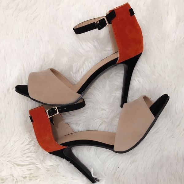 sandals ol' fashionable female stiletto high heels nice toe open orange party shoes and more size 5-15 hqap, Black
sandals ol' fashionable female stiletto high heels nice toe open orange party shoes and more size 5-15 hqap, Black