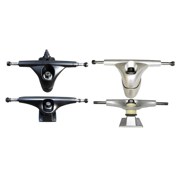 pair alloy skateboard trucks 6.25 8.66" axle polished durable premium bushings, 220mm total length skateboarding
pair alloy skateboard trucks 6.25 8.66" axle polished durable premium bushings, 220mm total length skateboarding