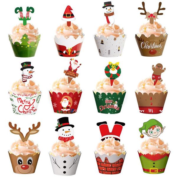 other event & party supplies 24/48pc paper cupcake wrapper santa claus snowman cake er merry christmas decoration xmas year birthday dec
other event & party supplies 24/48pc paper cupcake wrapper santa claus snowman cake er merry christmas decoration xmas year birthday dec