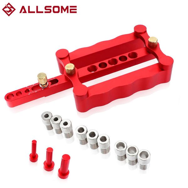 allsome 6/8/10mm self-centering woodworking doweling jig drill guide wood dowel puncher locator tools kit for carpentry
allsome 6/8/10mm self-centering woodworking doweling jig drill guide wood dowel puncher locator tools kit for carpentry