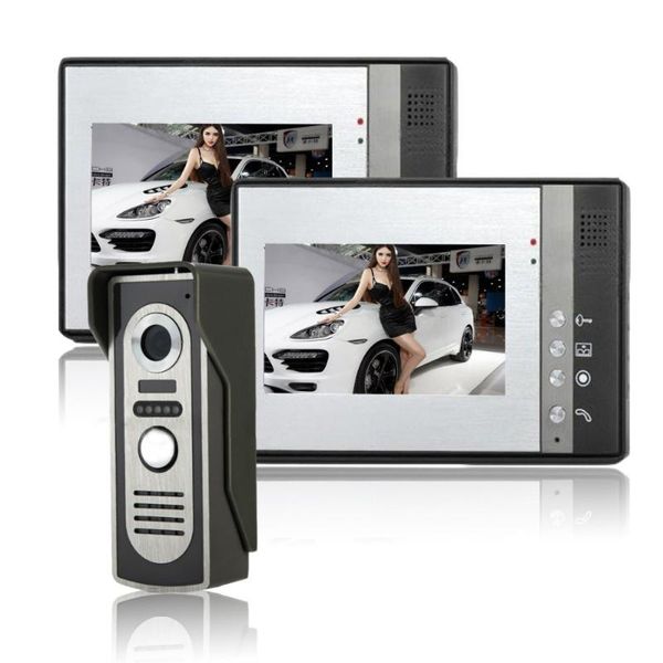 7`` tft color video door phone intercom doorbell system kit ir camera doorphone monitor speakerphone peephole phones
7`` tft color video door phone intercom doorbell system kit ir camera doorphone monitor speakerphone peephole phones