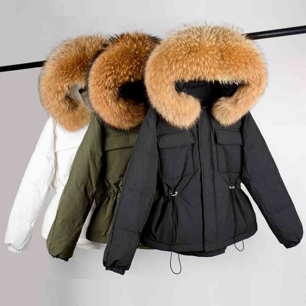 women's down & parkas est large natural raccoon fur collar hooded winter puffer jacket women thick warm coat with adjustable waist 15ip, Black
women's down & parkas est large natural raccoon fur collar hooded winter puffer jacket women thick warm coat with adjustable waist 15ip, Black