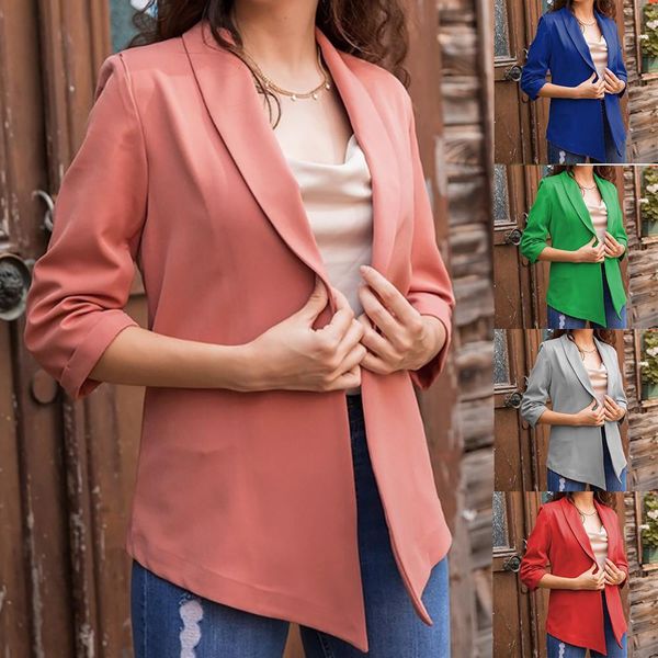 women's jackets female fashion long sleeve office cardigan jacket ladies blazers and chaquette jackets mujer blazer women, Black;brown
women's jackets female fashion long sleeve office cardigan jacket ladies blazers and chaquette jackets mujer blazer women, Black;brown