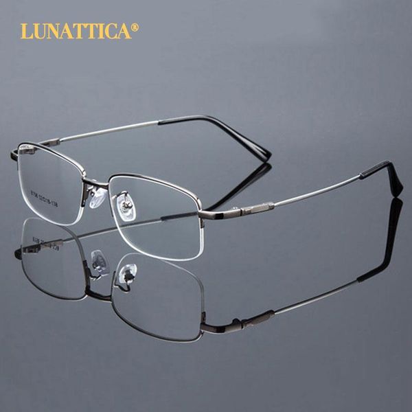 titanium alloy frame glasses half rim spectacles men business style nearsighted eyewear with spring hinges selling fashion sunglasses frames, Black
titanium alloy frame glasses half rim spectacles men business style nearsighted eyewear with spring hinges selling fashion sunglasses frames, Black