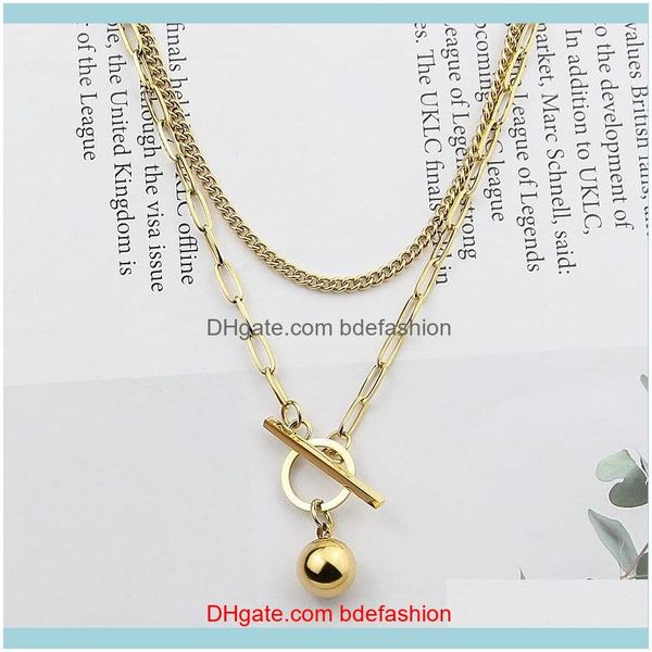 & pendants jewelryfashion hip-hop style double layer different necklaces circle buckle steel ball necklace for women giftsjewelry wholesale, Silver
& pendants jewelryfashion hip-hop style double layer different necklaces circle buckle steel ball necklace for women giftsjewelry wholesale, Silver