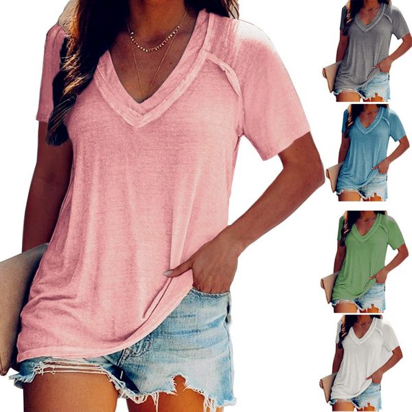 summer fashion colors women plus sizes big large loose vintage casual fashion t shirts tees clothes, White
summer fashion colors women plus sizes big large loose vintage casual fashion t shirts tees clothes, White
