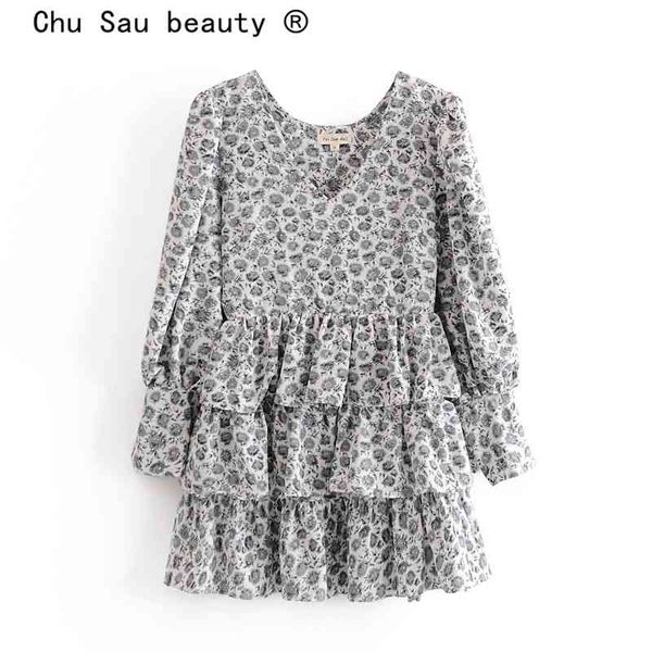 fashion summer casual chic floral print long sleeve mini dress women holiday style v-neck stacked ruffle dresses female 210508, Black;gray
fashion summer casual chic floral print long sleeve mini dress women holiday style v-neck stacked ruffle dresses female 210508, Black;gray