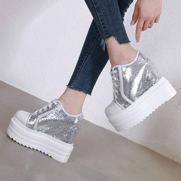dress shoes autumn white hidden wedge heels casual woman bling platform elevator 14cm high-heels walking sneakers women -482, Black
dress shoes autumn white hidden wedge heels casual woman bling platform elevator 14cm high-heels walking sneakers women -482, Black