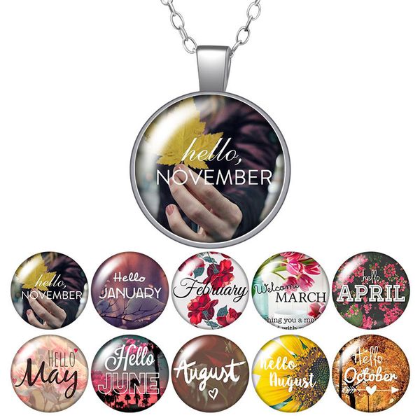 12 month season pictures hello may round pendant necklace 25mm glass cabochon silver plated jewelry women birthday gift 50cm
12 month season pictures hello may round pendant necklace 25mm glass cabochon silver plated jewelry women birthday gift 50cm