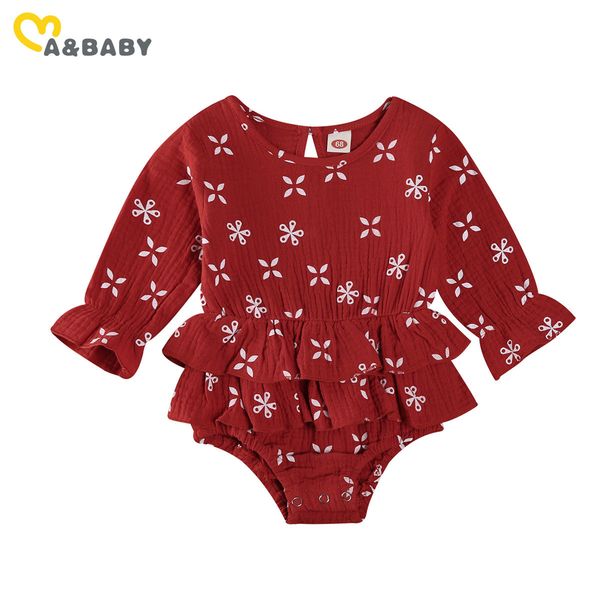 0-24m spring autumn born infant baby girl flower romper ruffles jumpsuit red long sleeve clothes costumes 210515, Blue
0-24m spring autumn born infant baby girl flower romper ruffles jumpsuit red long sleeve clothes costumes 210515, Blue