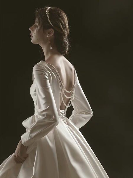 candy color wedding dresses with v-neck long-sleeves pearl stain zipper ball gown wedding dress custom made vestidos de novia, White
candy color wedding dresses with v-neck long-sleeves pearl stain zipper ball gown wedding dress custom made vestidos de novia, White