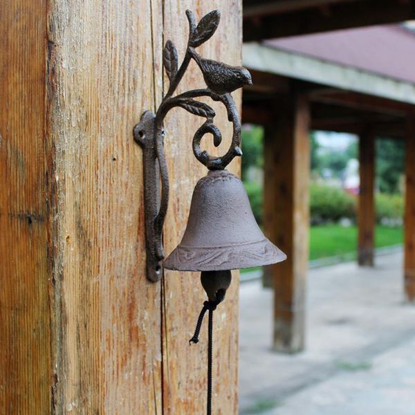 decorative objects & figurines bird on branch cast iron wall mounted bell rustic hand cranking welcome door european home garden decor heavy
decorative objects & figurines bird on branch cast iron wall mounted bell rustic hand cranking welcome door european home garden decor heavy