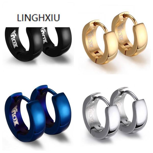 hoop & huggie rock punk earrings stainless steel unique small for men women bohe jewelry, Golden;silver
hoop & huggie rock punk earrings stainless steel unique small for men women bohe jewelry, Golden;silver