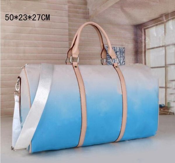 new 50cm large capacity women travel bags gradient color men shoulder duffel bag
new 50cm large capacity women travel bags gradient color men shoulder duffel bag