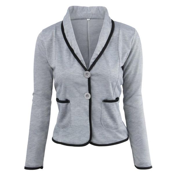 women's suits & blazers pocket design woman office coat 2021 autumn double button long sleeve solid jackets elegant blazer, White;black
women's suits & blazers pocket design woman office coat 2021 autumn double button long sleeve solid jackets elegant blazer, White;black