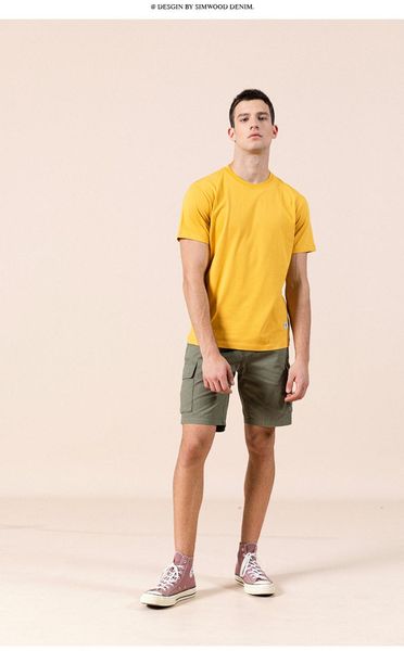 -selling summer fashion trend solid color t-shirt 100% cotton stand-up collar high-quality plus size clothing men's t-shirts, White;black
-selling summer fashion trend solid color t-shirt 100% cotton stand-up collar high-quality plus size clothing men's t-shirts, White;black