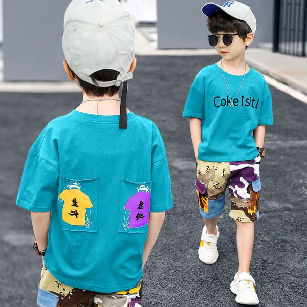 children clothes summer baby teenage boy clothing boys casual t-shirt shorts 2pcs/sets kids tracksuits 8 10 12 14 years, White
children clothes summer baby teenage boy clothing boys casual t-shirt shorts 2pcs/sets kids tracksuits 8 10 12 14 years, White