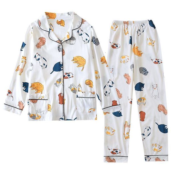 women's sleepwear spring ladies pajamas set cartoon cat cotton fresh style women turn-down collar female casual homewear w0lg, Black;red
women's sleepwear spring ladies pajamas set cartoon cat cotton fresh style women turn-down collar female casual homewear w0lg, Black;red