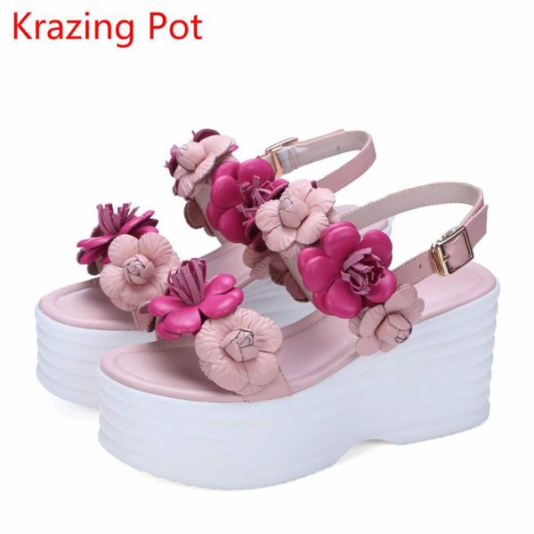 fashion brand peep toe ankle straps flower platform women sandals shoes mixed color high heels gorgeous causal, Black
fashion brand peep toe ankle straps flower platform women sandals shoes mixed color high heels gorgeous causal, Black