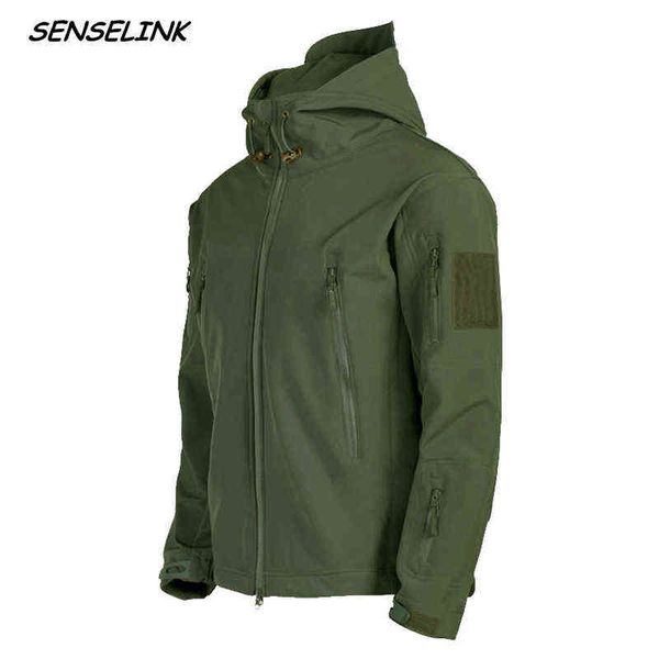 men's jacket military tactical windproof waterproof shark skin soft shell jacket army outdoor hooded bomber streetwear coats men 211110, Black;brown
men's jacket military tactical windproof waterproof shark skin soft shell jacket army outdoor hooded bomber streetwear coats men 211110, Black;brown