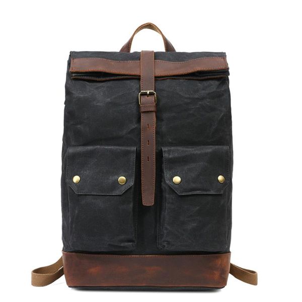 backpack outdoor retro men's bag canvas hit color travel large capacity waterproof mountaineering
backpack outdoor retro men's bag canvas hit color travel large capacity waterproof mountaineering