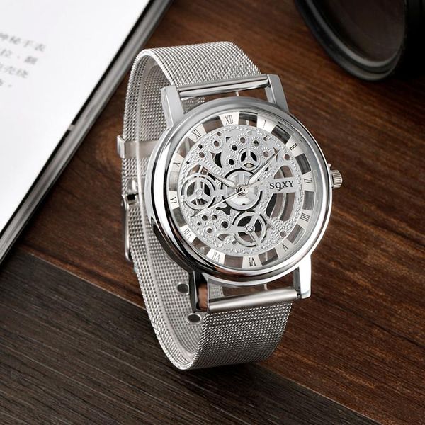 wristwatches brand fashion mens watch silver & golden luxury hollow steel watches men women hombre quartz wrist clock, Slivery;brown
wristwatches brand fashion mens watch silver & golden luxury hollow steel watches men women hombre quartz wrist clock, Slivery;brown
