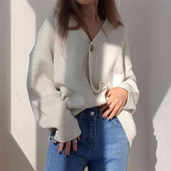 colorfaith winter spring women's sweaters v-neck buttons cardigans oversized fashionable korean lady knitwears swc18190 210918, White;black
colorfaith winter spring women's sweaters v-neck buttons cardigans oversized fashionable korean lady knitwears swc18190 210918, White;black