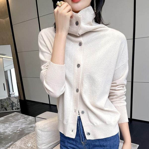 women's knits & tees women jackets 100% zhaoyue wool knitwears sweater female spring high-neck long sleeve cardigans 4colors ladies clo, White
women's knits & tees women jackets 100% zhaoyue wool knitwears sweater female spring high-neck long sleeve cardigans 4colors ladies clo, White