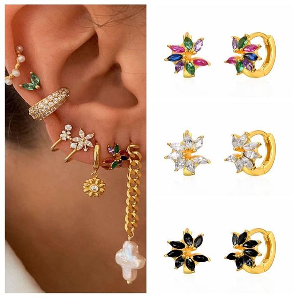 hoop & huggie morse simple zircon round earrings for women pendientes ear piercing circle wedding jewelry gifts, Golden;silver
hoop & huggie morse simple zircon round earrings for women pendientes ear piercing circle wedding jewelry gifts, Golden;silver
