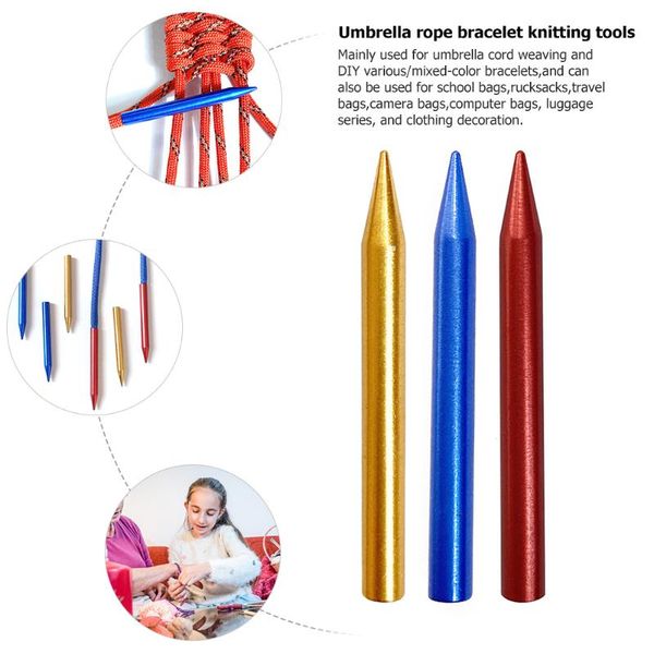 6pcs umbrella rope weaving needles diy tools camping portable stainless steel parachute needle outdoor elements gadgets
6pcs umbrella rope weaving needles diy tools camping portable stainless steel parachute needle outdoor elements gadgets