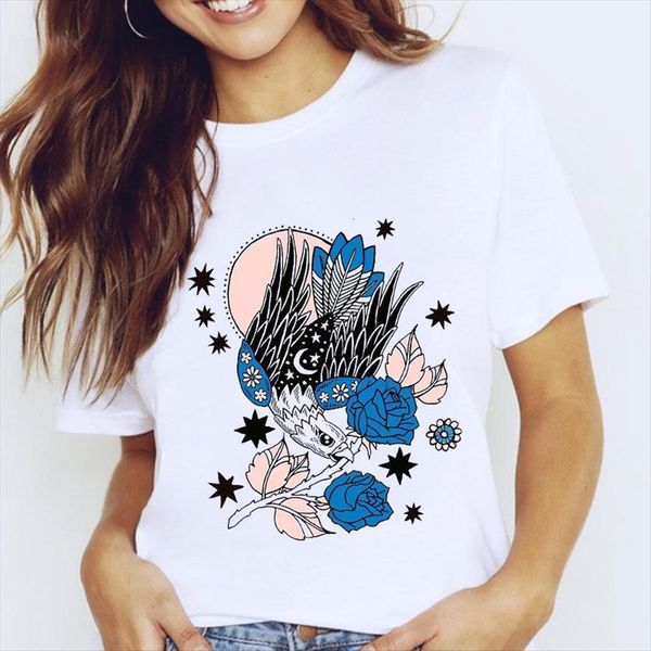 graphic cartoon bird flower womens t shirts fashion summer short sleeve spring clothes tees print female shirt, White
graphic cartoon bird flower womens t shirts fashion summer short sleeve spring clothes tees print female shirt, White