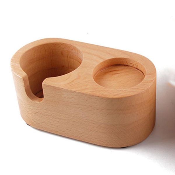 manual coffee grinders natural wood filter tamper holder espresso mat stand support varnish layer base rack with handle slot
manual coffee grinders natural wood filter tamper holder espresso mat stand support varnish layer base rack with handle slot