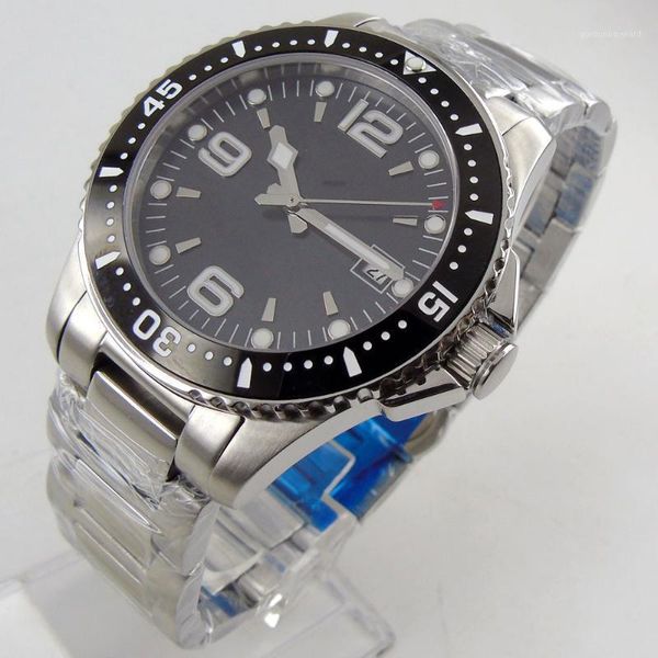 wristwatches 40mm sub steel case ceramic bezel mechanical mens watch luminous black dial 21 jewels miyota 8215 bracelet date sapphire glass, Slivery;brown
wristwatches 40mm sub steel case ceramic bezel mechanical mens watch luminous black dial 21 jewels miyota 8215 bracelet date sapphire glass, Slivery;brown