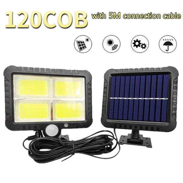 solar lamps 120led cob light outdoor motion sensor waterproof wall garden lamp emergency lighting
solar lamps 120led cob light outdoor motion sensor waterproof wall garden lamp emergency lighting