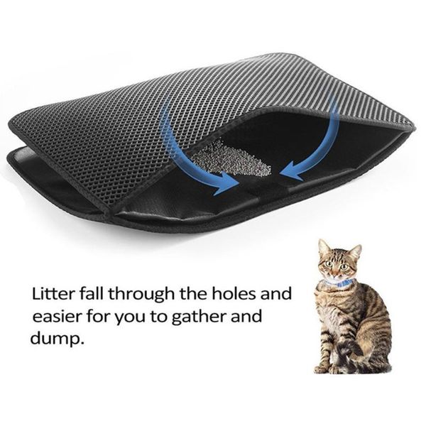 cat beds & furniture pet litter mat waterproof eva double layer trapping box clean pad products for cats accessories
cat beds & furniture pet litter mat waterproof eva double layer trapping box clean pad products for cats accessories