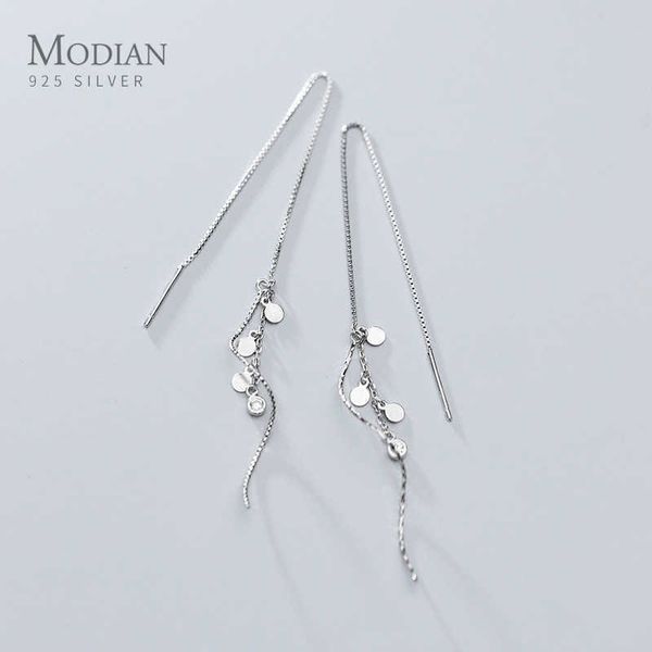 925 sterling silver shining zircon long chain sequins wave dangle earring for women geometric line fine jewelry 210707
925 sterling silver shining zircon long chain sequins wave dangle earring for women geometric line fine jewelry 210707