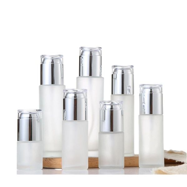 storage bottles & jars 20ml 30ml 50ml 60ml silver acrylic lid empty frost glass cosmetic packing spray emulsion pump bottle cream jar contai
storage bottles & jars 20ml 30ml 50ml 60ml silver acrylic lid empty frost glass cosmetic packing spray emulsion pump bottle cream jar contai