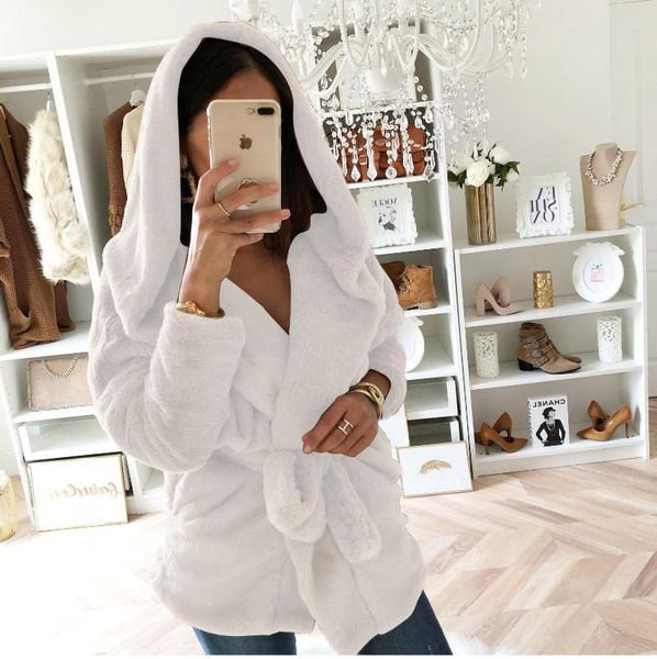 women's jackets 2021 winter women solid color long sleeve belt open stitch casual hooded coats cardigans warm outwear, Black;brown
women's jackets 2021 winter women solid color long sleeve belt open stitch casual hooded coats cardigans warm outwear, Black;brown