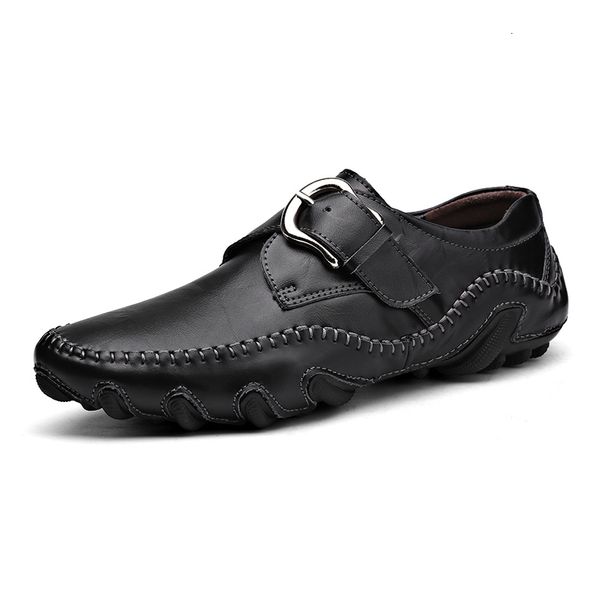dress shoes luxury men loafers fashion formal breathable business genuine leather casual wedding office slip t1b7, Black
dress shoes luxury men loafers fashion formal breathable business genuine leather casual wedding office slip t1b7, Black