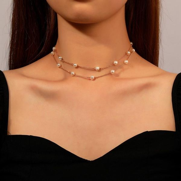 chokers korean jewelry fashion simple short necklace imitation pearl gold women statement choker, Golden;silver
chokers korean jewelry fashion simple short necklace imitation pearl gold women statement choker, Golden;silver