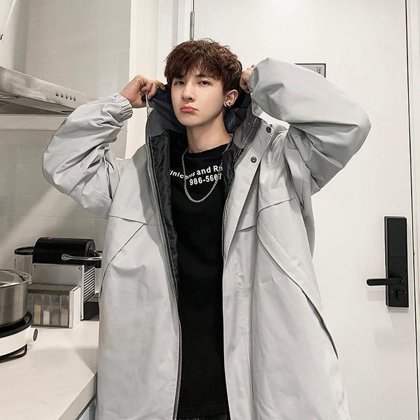 men's jackets oversized jacket men autumn street windbreaker plus size cargo fashion hooded coats clothing, Black;brown
men's jackets oversized jacket men autumn street windbreaker plus size cargo fashion hooded coats clothing, Black;brown