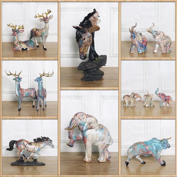 decorative objects & figurines creative oil painting decoration wine cabinet elephant horse animal home porch nordic wind resin
decorative objects & figurines creative oil painting decoration wine cabinet elephant horse animal home porch nordic wind resin