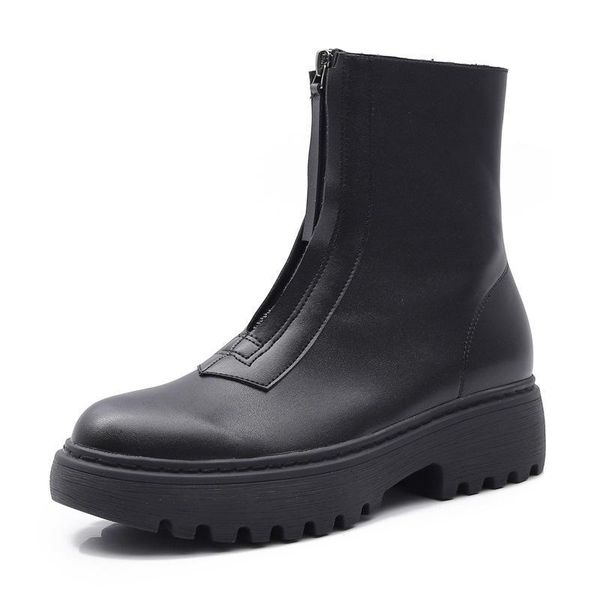 boots shoes riding booties woman low heel luxury designer round toe zipper mid calf rock rubber ladies fashion wo7l, Black
boots shoes riding booties woman low heel luxury designer round toe zipper mid calf rock rubber ladies fashion wo7l, Black