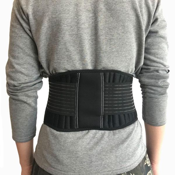 lumbar back support belt brace strap pain relief posture corrector waist training sport corset, Black;gray
lumbar back support belt brace strap pain relief posture corrector waist training sport corset, Black;gray