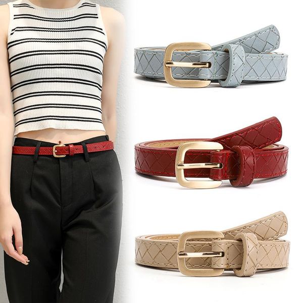 belts women pu trend thin belt alloy pin buckle for ladies designer fashion ins style small jeans girdle waistband, Black;brown
belts women pu trend thin belt alloy pin buckle for ladies designer fashion ins style small jeans girdle waistband, Black;brown